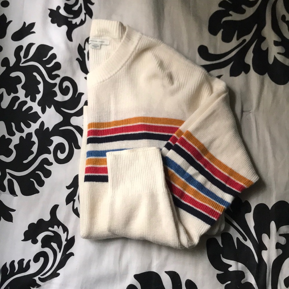 American Eagle Rainbow Sweater
